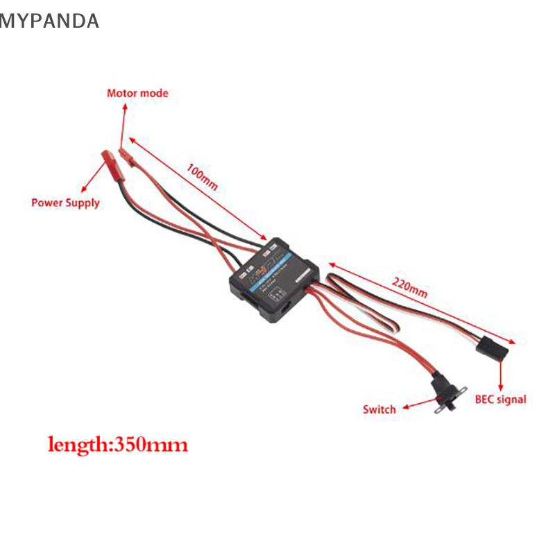 Mypanda 40A Brushed ESC Bộ điều khiển tốc độ điện tử cho WPL C24 C34 MN D90 MN99S MN86S MALL
