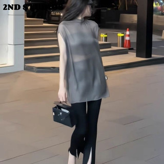 2ND STUDIOS áo sơ mi nữ áo kiểu hàn quốc Tối giản Phong cách rực rỡ chic WCS2460625 23Z240608