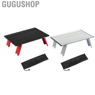 Gugushop Portable Camping Folding Table  Space Saving Small Stable Thickened Outdoor for Beach