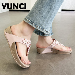 YUNCI  dép cross sục nữ 2024 HOTSALE Giày slip-on Phong cách thể thao Điệu đà Thời thượng Chống trơn trượt Êm ái FDL2460GIW 25Z240618