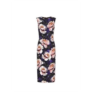 A55-XECOP MIDI DRESS hoa mẫu đơn