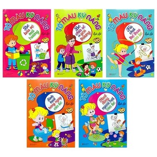 Sách - bộ sách tô màu kỹ năng