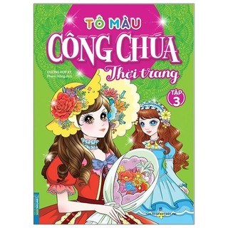 Sách tô màu công chúa thời trang - tập 3