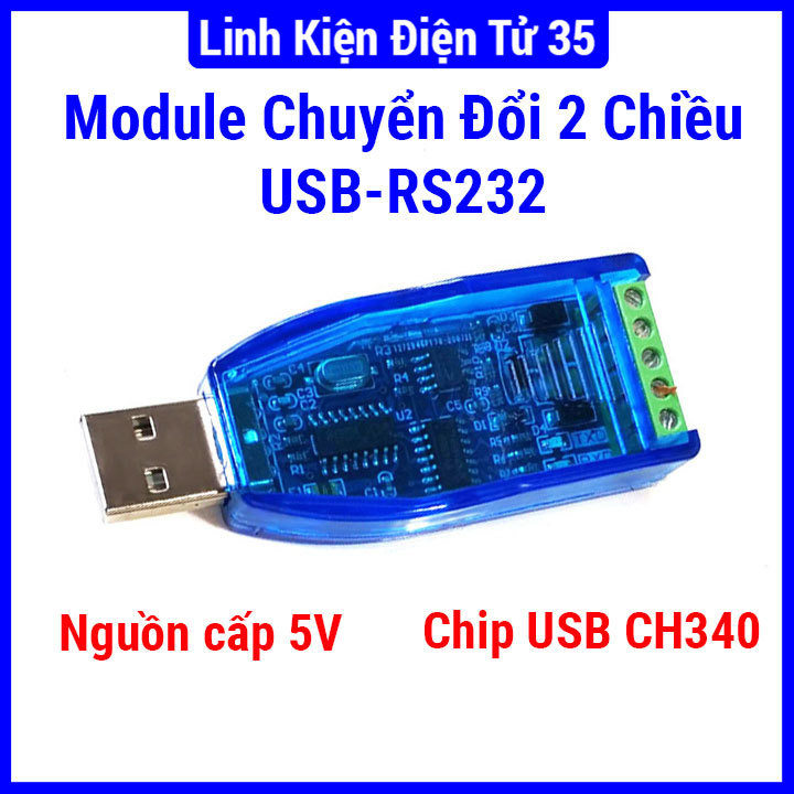Module chuyển đổi 2 chiều USB-RS232