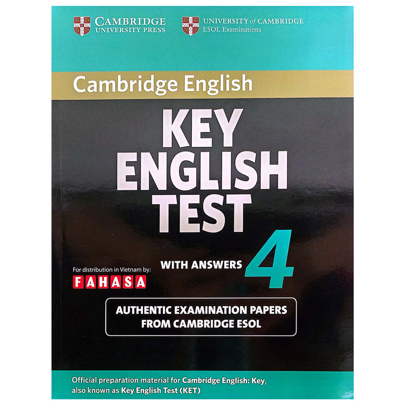 Sách - Cambridge Key English Test 4 with Answers FAHASA Reprint Edition