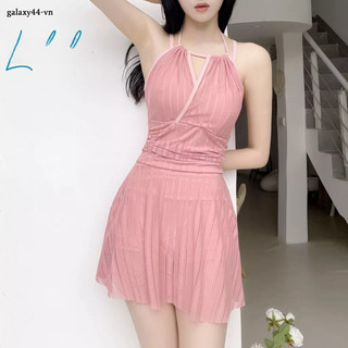 One Đồ Bơi Một Mảnh Ôm Dáng Nâng Ngực Màu Trơn Ngọt Ngào Cho Nữ