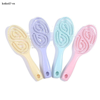 Yunafin Comb cuộn lớn, PP Skeleton Scalp Massage Comb