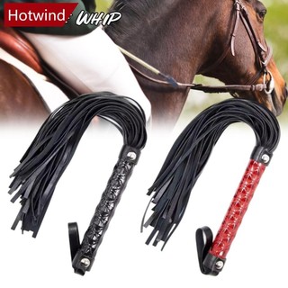 Hotwind 1 ngựa roi da chống trơn trượt ngựa roi thiết bị đi xe đạp tay cầm cưỡi ngựa roi huấn luyện cưỡi ngựa h5y5