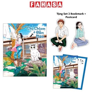 Sách chị chion ở đền mèo - tập 3 - tặng kèm 2 bookmark + 1 postcard