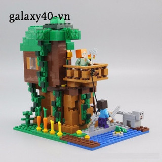 Đồ chơi Sluban mô hình cây minecraft mini