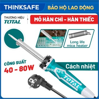  Mỏ hàn chì Total  KingBlue Công suất 40W - 60W Đầu thẳng 220V-240V Thời gian nóng 3-5 phút Mỏ hàn thiếc điện Total 