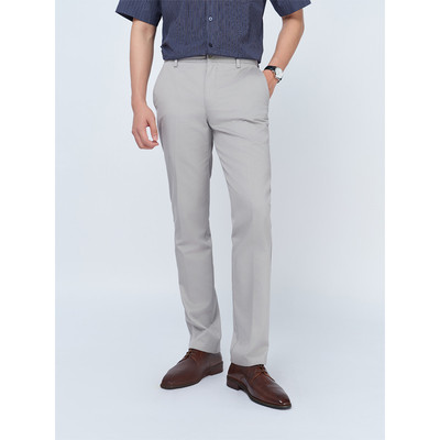 Quần Khaki 0 ply VIETTIEN SMART CASUAL vải cotton phom Regular VT00000309