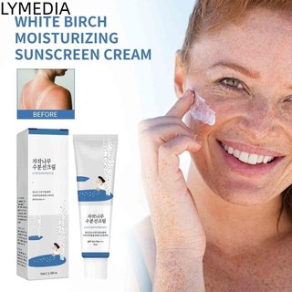 Kem Chống Nắng Dưỡng Ẩm LYMEDIA, Kem Chống Nắng Mặt Lâu Dài Thoáng Khí, Làm Mới Chống Tia UV Kem Dưỡng Ẩm Không Dưỡng Ẩm Bảo Vệ Da