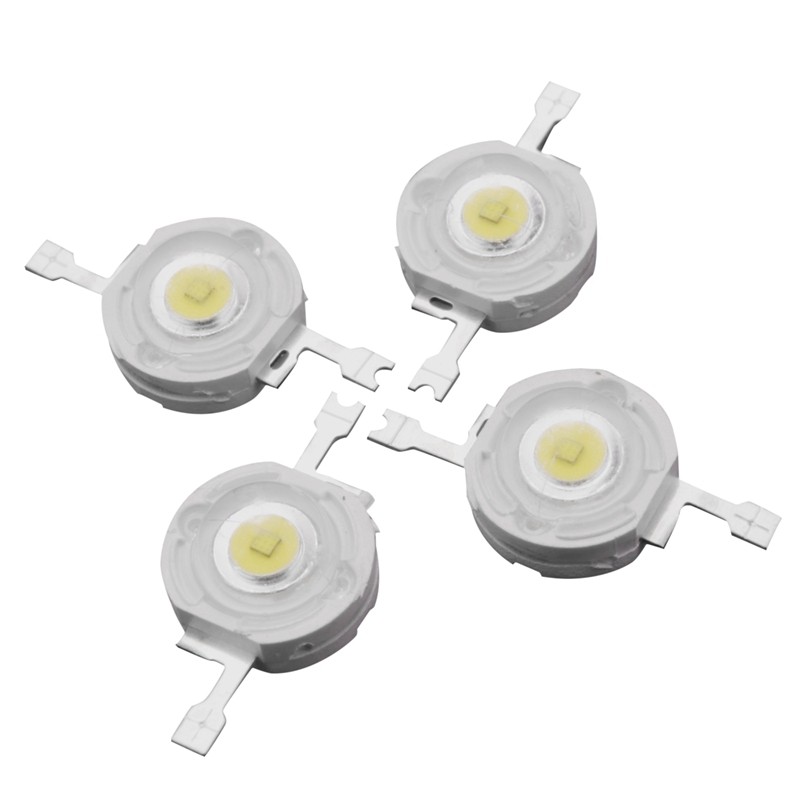 50 Chiếc 1W Diode Công Suất Cao Trắng Mát Hạt Led 1 Watt Chip Đèn 3V-3.4V