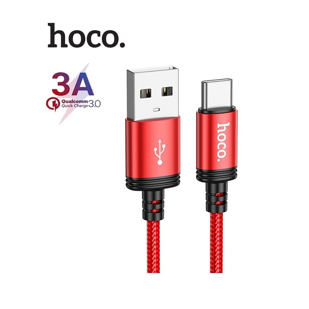 Cáp sạc nhanh Hoco X89 từ USB sang type c dây dù chống rối dùng Smartphone, samsung, oppo... dài 1M