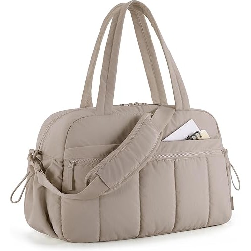 NOKR   Duffle túi cho du lịch, phòng tập thể dục túi cho phụ nữ, puffer Tote Nhỏ mang theo trên túi,
