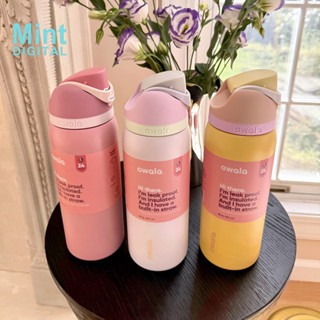 100 Kiểu! 32oz Owala Tumbler FreeSip Bình nước bằng thép không gỉ cách nhiệt có ống hút cho trường học thể thao du lịch Bình nước thể thao không chứa BPA Surfs Edge Hello Kitty Bow