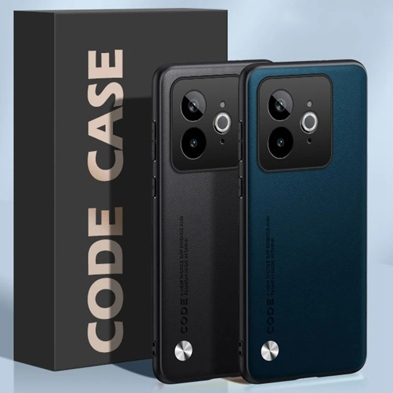 Dành cho Realme GT7 Pro Racing, Ốp điện thoại họa tiết da thời trang Vỏ bảo vệ khung TPU mềm