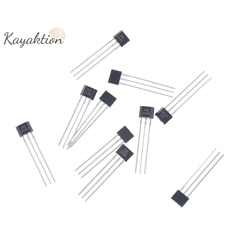 Kayaktion 10 chiếc Yếu tố Hall 49E OH49E SS49E Cảm biến tuyến tính Cảm biến Hall Đẹp