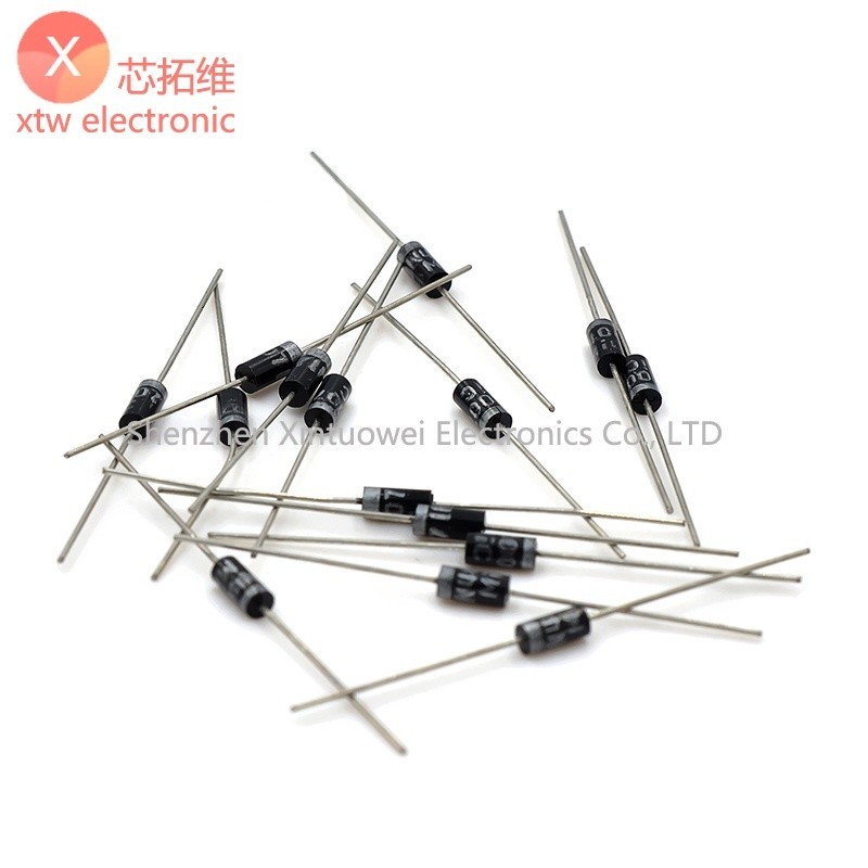 50 / 100 Cái 1N4007 Diode chỉnh lưu công suất cao IN4007 1A / 1200V IN4007 DO-41