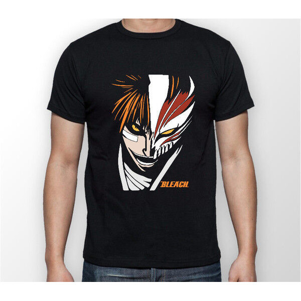Bleach Ichigo Hollow Face Anime Manga Áo thun