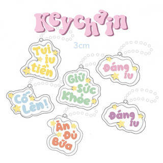 Móc khoá Lời Nhắn Nhủ 💌 | Bobingo Mesaage Keychain💌