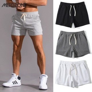 Metozone Mùa Hè Chạy Bộ Tập Thể Dục Quần Short Nam Mỹ Ngồi xổm Ba Phần Tư Quần Co Giãn Quần Thể Thao Thông Thường