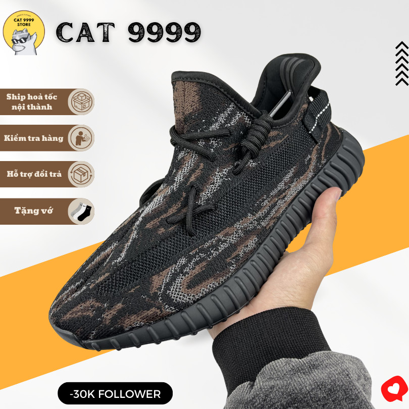 Giày Yz350 V2 MX Rock , Yz 350 Đen vằn Hàng Cao Cấp Đế Nén Hạt Chuẩn -  CAT 9999 STORE