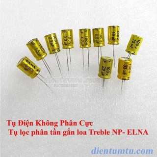 Tụ Điện Không Phân Cực- Tụ lọc phân tần gắn loa Treble NP- ELNA 100v 1uF 1.5uF 2.2uF 3.3uF 4.7uF 6.8uF 10uF 15uF 22uF 33