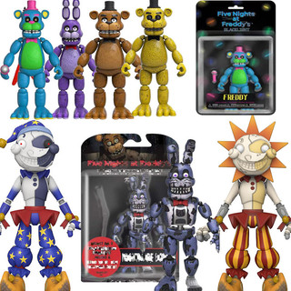 Five Night s At Freddy Funko Pop Fnaf Sun Moon Foxy Bonnie Freddy Khớp Di Chuyển Hình Búp Bê Articulado