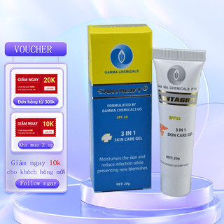  Gel giảm mụn và thâm Gamma SANTAGIFT thông thoáng lỗ chân lông 20g 