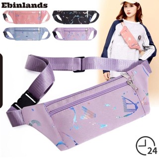 Túi thắt lưng EBINLANDS, Túi đeo chéo ngực Nylon đa chức năng, Ba lô thể thao sức chứa lớn chống mài mòn thông thường dành cho nữ