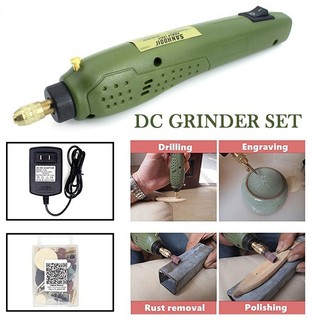 Bộ mài Mini, Dụng cụ khoan máy mài điện 12V DC để phay đánh bóng khắc cắt khoan