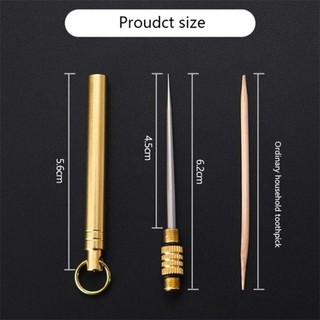 Titanium Outdoor EDC Portable Multi-Purpose Toothpick