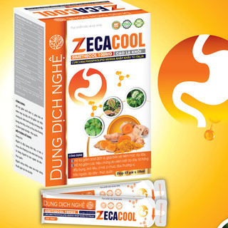 Dung dịch nghệ ZECACOOL - hỗ trợ giảm các triệu chứng do viêm loét dạ dày, tá tràng