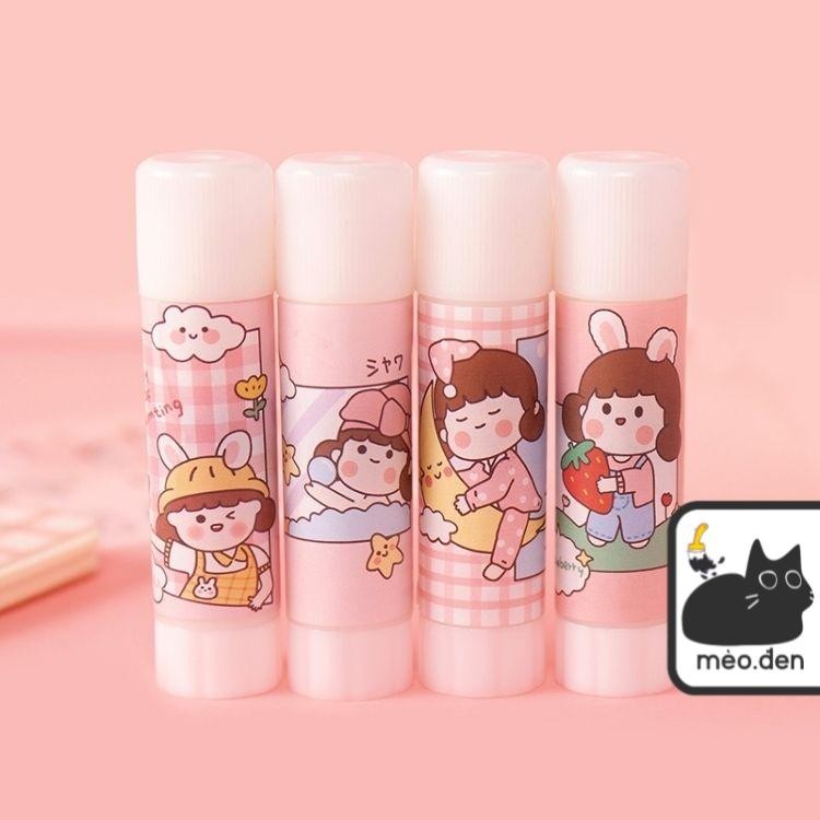 Hồ dán khô họa tiết hoạt hình dễ thương - Văn phòng phẩm Haku