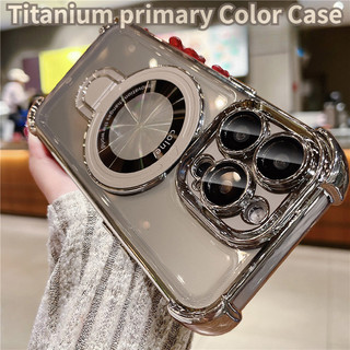 Ốp điện thoại từ tính bốn góc Acrylic mờ sang trọng cho iPhone15 Pro MAX 11 12 13 14 Pro MAX có màng ống kính bảo vệ camera mặt sau Chống sốc
