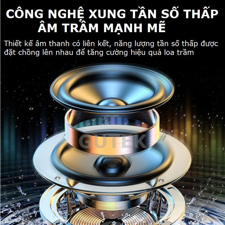 Loa Karaoke Bluetooth Cao Cấp Gutek S882 Kèm 2 Mic Hát Không Dây Âm Thanh Hay Siêu Trầm Công Suất Lớn/Loa Bluetooth | BigBuy360 - bigbuy360.vn