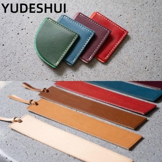 YUDESHUI Da Sò Dấu Trang, Da Vintage Bookmarks, Mini Handcrated Quà Tặng Góc Trang Đánh Dấu Sách