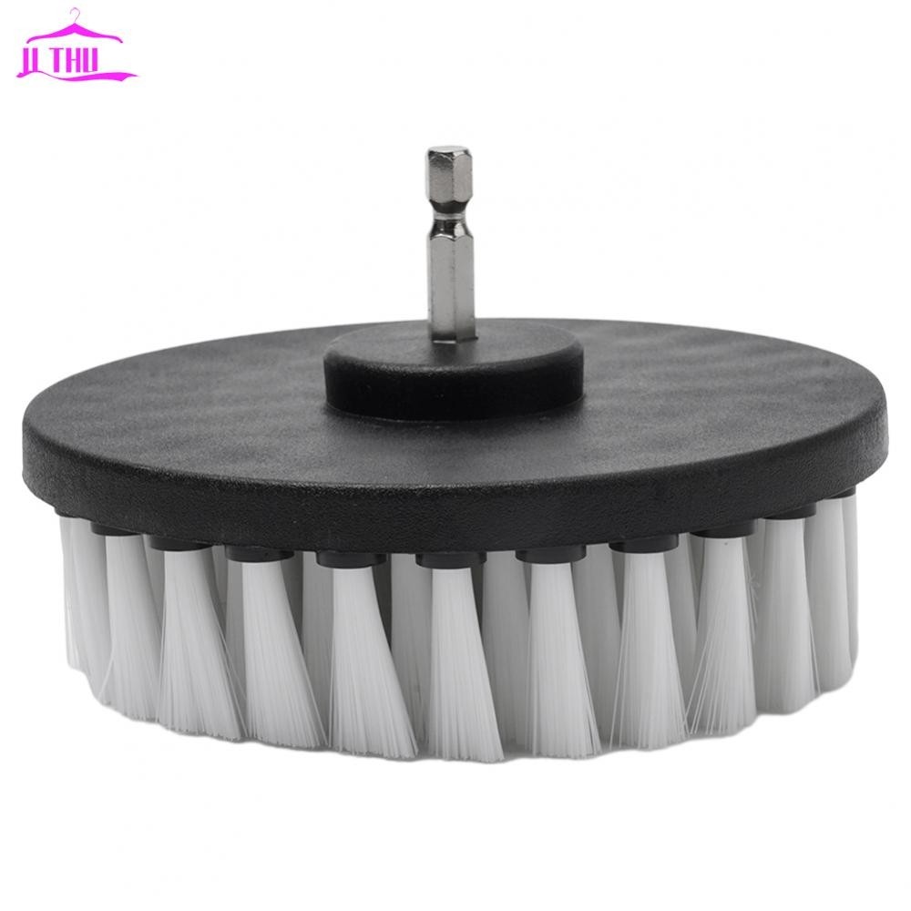 【UTHU】Electric Drill Brush Soft Cleaner Plastic White Carpet Leather Sinks Grinding