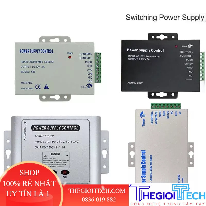 Điều Khiển Truy Cập Nguồn Điện Công Tắc 3A/5A Thời Gian Trễ Có Thể Điều Chỉnh AC90V-260V Đầu Vào NO/NC Đầu Ra Cho 2 khóa - K90 5A power