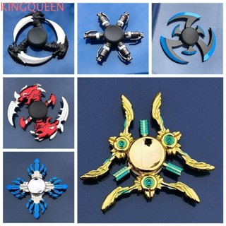 Máy quay tay bằng hợp kim kẽm KINGQUEEN, King of Glory PUBG King of Glory Con quay hồi chuyển ngón tay, Đồ chơi quay hàng đầu bằng kim loại phát sáng ánh sáng Con quay hồi chuyển ngón tay Fidget Spinner Đồ chơi trẻ em