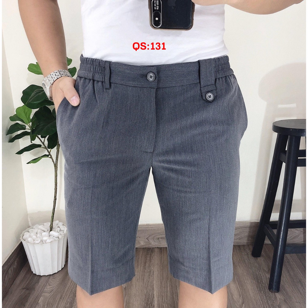 Quần short tây nam N1LUXURY, quần sọt đùi ngắn tây âu kiểu dáng trẻ trung năng động, thoáng mát co d