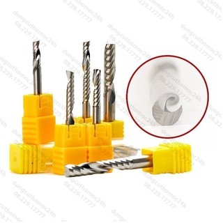 Dao CNC Mũi CNC 1 me xoắn - SK CNC SHOP 