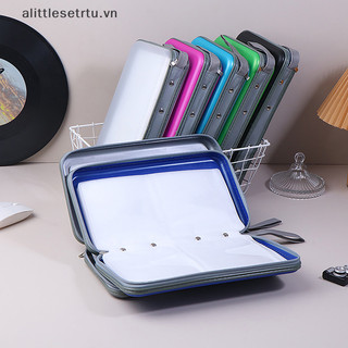 Alittlesetrtu 80 tờ cd dvd mang theo bao đựng đĩa cd tay ví album hộp cứng đĩa cd gói cd đĩa dvd gói vn