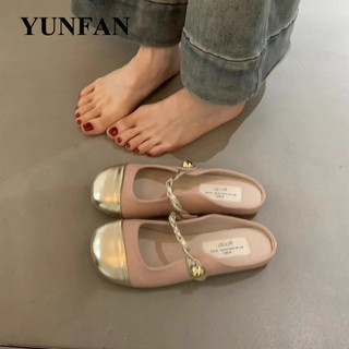 YUNFAN dép sandal nữ dép đế cao Thoải Mái Xinh Xắn  Phong cách đơn giản Đế êm Chống bám bụi Lịch sự FDL2430OM3 20Z240516