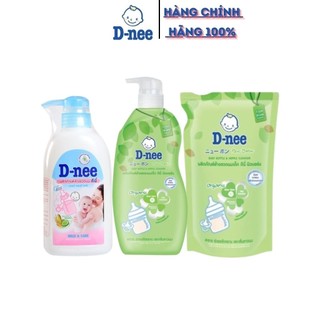 Nước rửa bình sữa D-nee Organic 600/550/500 ML