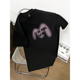 Fashmily Hàng có sẵn 100% Cotton Mới Plus Size Nữ Áo Thun Nữ Tay Ngắn Cặp Đôi Hàn Quốc Nam Rời Tee