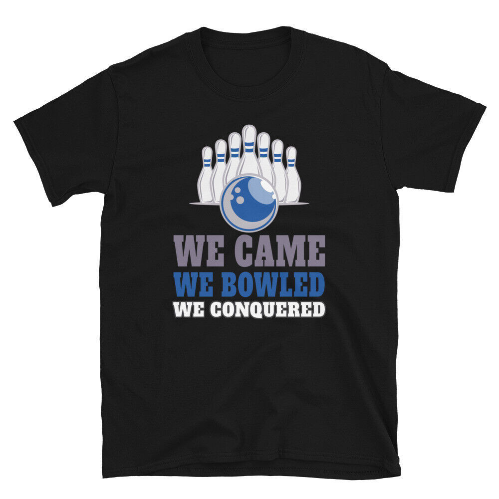 Áo sơ mi đội Bowling We Came We Bowling We Conquered Áo thun