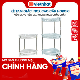 Kệ góc kệ tam giác inox 2T 3T tháo lắp cao cấp Hokori K5585 Nhựa Việt Nhật Shop